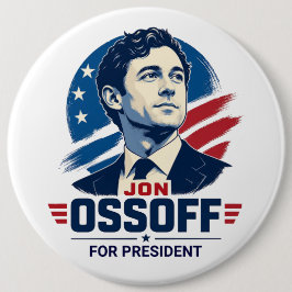ジョー・オソフ大統領2028ジャンボサイズ 缶バッジ