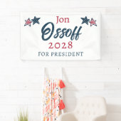 ジョー・オソフ大統領2028 私はあなたに投票します！ 横断幕 (インサイチュ)