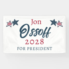 ジョー・オソフ大統領2028 私はあなたに投票します! 横断幕