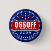 ジョー・オソフ大統領2028 缶バッジ (正面)