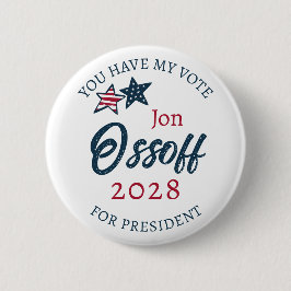 ジョー・オソフ 2028年大統領就任予定 缶バッジ