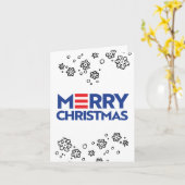 ジョー＆カマラよりクリスマスをお祝い申し上げます カード (黄色い花)