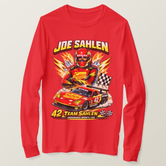 ジョー・サレン - ドライバー Tシャツ (デザイン正面)
