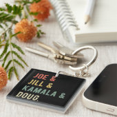 ジョー&ジル&カマラ&ダグI キーホルダー (正面右)