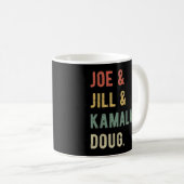ジョー&ジル&カマラ&ダグI コーヒーマグカップ (正面右)