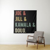 ジョー&ジル&カマラ&ダグI タペストリー (インサイチュ)