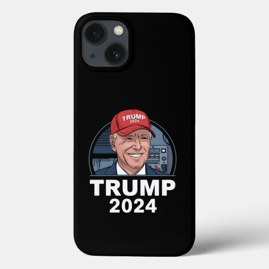 ジョー・バイデンがトランプ帽をかぶっている Case-Mate iPhoneケース (裏面)