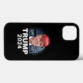 ジョー・バイデンがトランプ帽をかぶっている Case-Mate iPhoneケース (裏面 (横))
