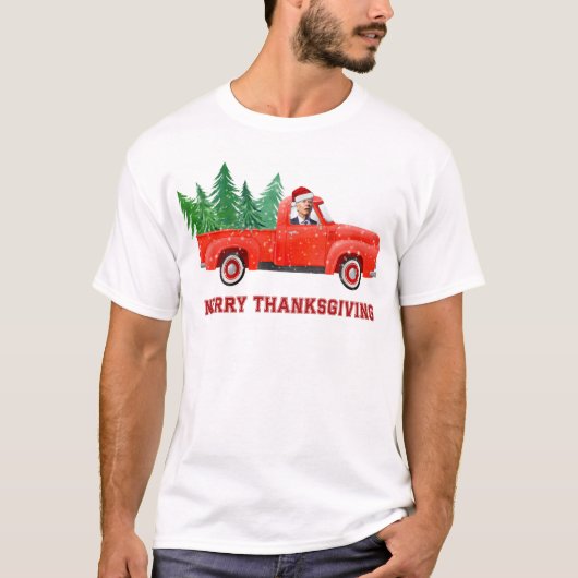 ジョー・バイデンのおもしろクリスマスTシャツ Tシャツ (正面)