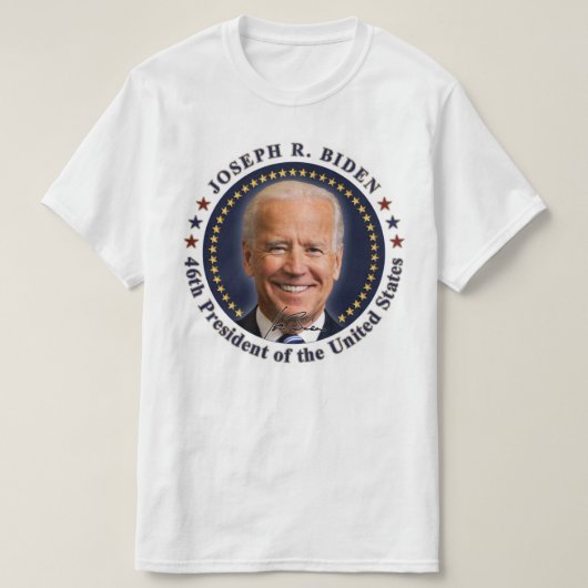 ジョー・バイデン大統領就任記念グッズ Tシャツ (デザイン正面)