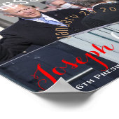 ジョー・バイデン氏が就任の宣誓1月20日 ポスター (角)