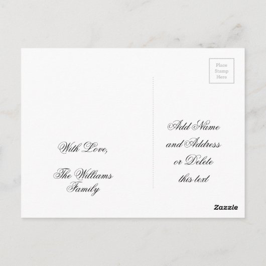 ジョー·バイデン氏が1月20日に就任の誓いを立てる ポストカード (裏面)