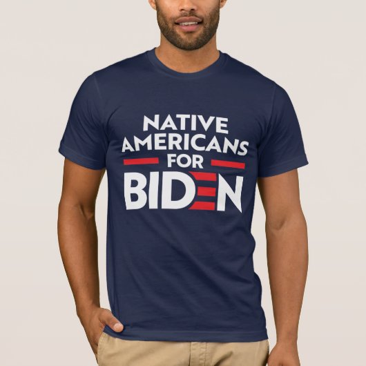ジョー・バイデン氏のネイティブアメリカン Tシャツ (正面)