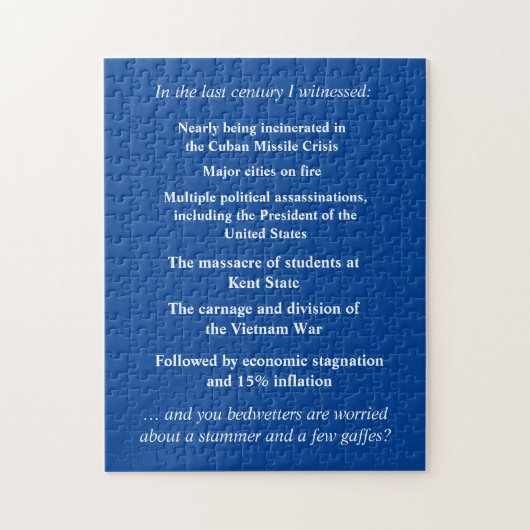 ジョー・バイデン氏を支えるのをそんなに恐れてはいけない ジグソーパズル (縦)