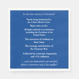 ジョー・バイデン氏を支えるのをそんなに恐れてはいけない スタンダードランチョンナプキン