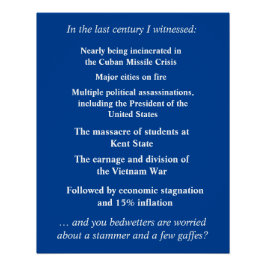 ジョー・バイデン氏を支えるのをそんなに恐れてはいけない ポスター