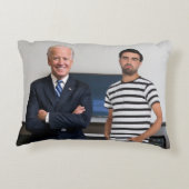 ジョー・バイデン氏大統領 |写真の追加 アクセントクッション (裏面)