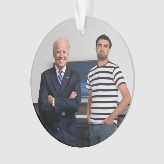 ジョー・バイデン氏大統領 |写真の追加 オーナメント (正面)