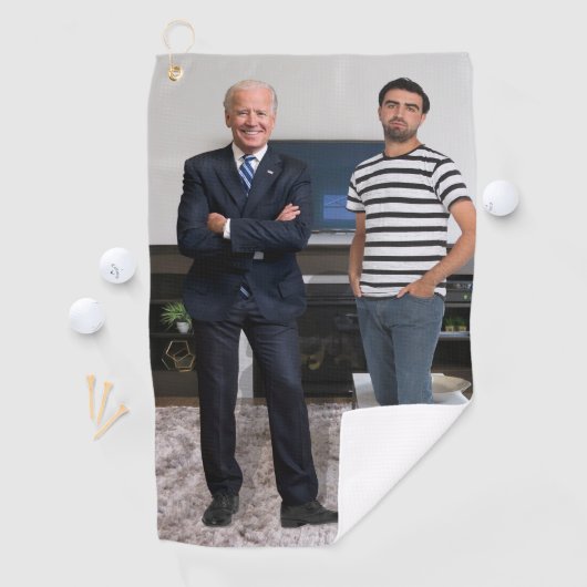 ジョー・バイデン氏大統領 |写真の追加 ゴルフタオル (インサイチュ)