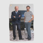 ジョー・バイデン氏大統領 |写真の追加 ゴルフタオル (正面)