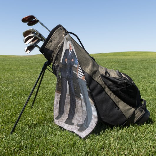 ジョー・バイデン氏大統領 |写真の追加 ゴルフタオル (グリーン)