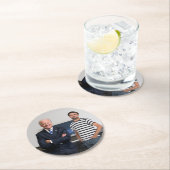 ジョー・バイデン氏大統領 |写真の追加 ラウンドペーパーコースター (インサイチュ)