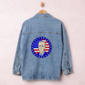 ジョー・バイデン氏米国大統領旗 デニムジャケット (ハンガー)
