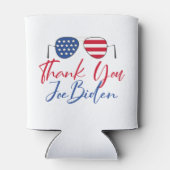 ジョー・バイデン氏記念民主党員に感謝 缶クーラー (裏面)