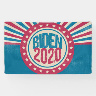 ジョー·バイデン氏2020レトロ政治 横断幕