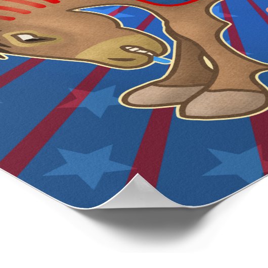 ジョー・バイデン氏2020年民主党議員ドンキー大統領就任 ポスター (角)