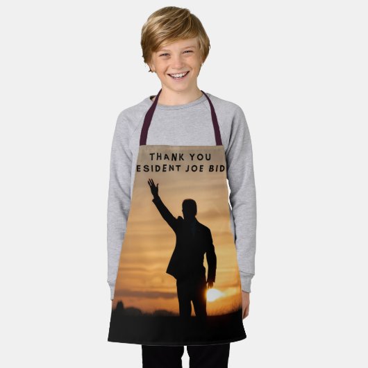 ジョー・バイデン氏 エプロン (着用した状態)