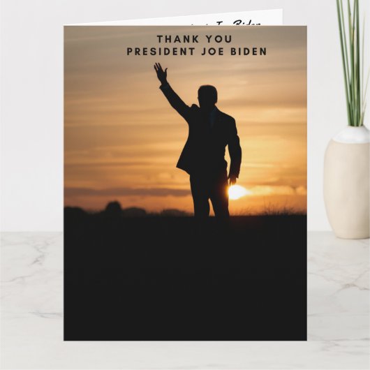 ジョー・バイデン氏 カード (正面)