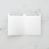 ジョー・バイデン氏 カード (内部)