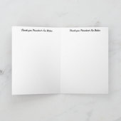 ジョー・バイデン氏 カード (内部)