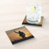 ジョー・バイデン氏 ガラスコースター (アングル)