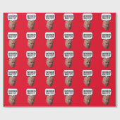 ジョー・バイデン氏・クリスマス混乱したトナカイが飛ぶ？ ラッピングペーパー (フラット)