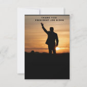 ジョー・バイデン氏 サンキューカード (正面)