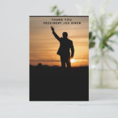 ジョー・バイデン氏 サンキューカード (スタンド正面)