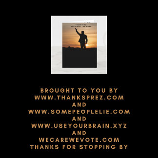 ジョー・バイデン氏 サンキューカード