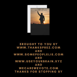 ジョー・バイデン氏 サンキューカード