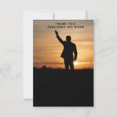 ジョー・バイデン氏 サンキューカード (正面)