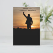 ジョー・バイデン氏 サンキューカード (スタンド正面)