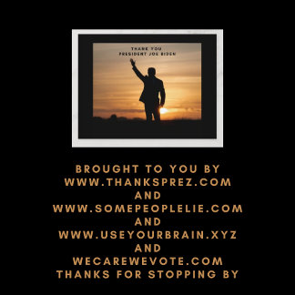 ジョー・バイデン氏 シーズンポストカード