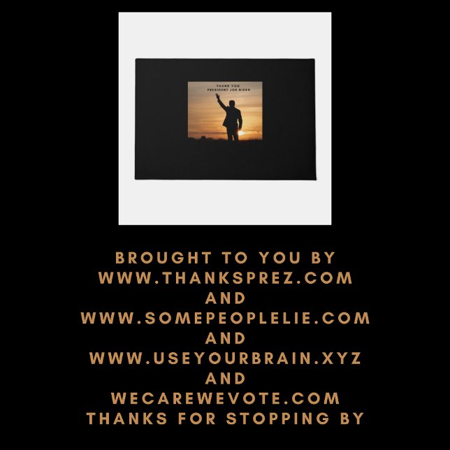 ジョー・バイデン氏 ドアマット (クリエイターアップロード済み)