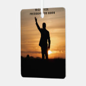 ジョー・バイデン氏 メタルオーナメント (正面左)