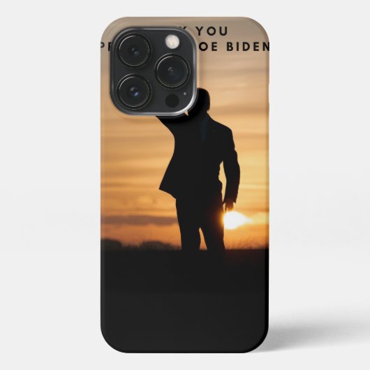 ジョー・バイデン氏 iPhoneケース (裏面)