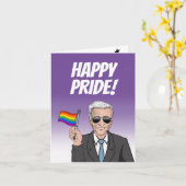 ジョー・バイデン クリスマスカード カード (黄色い花)