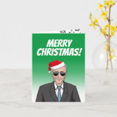 ジョー・バイデン クリスマスカード カード (黄色い花)