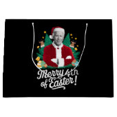 ジョー・バイデン クリスマス サンタ メリー 4th オブ イースター Xmas ラージペーパーバッグ (正面)