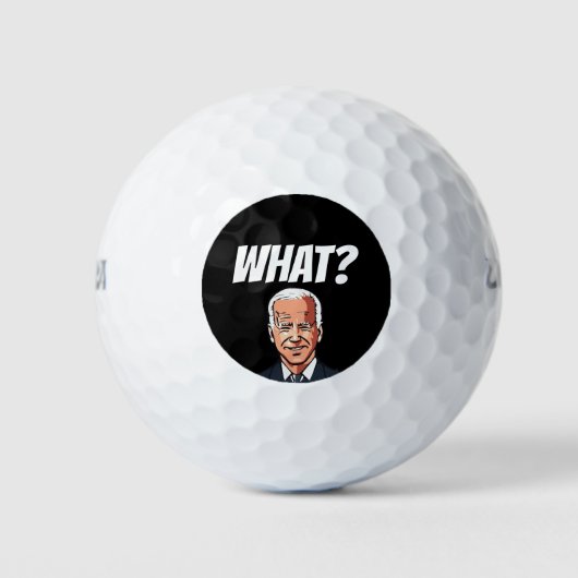ジョー・バイデン 何? 面白い ゴルフボール (正面)
